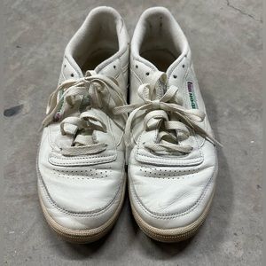 Reebok Club C 85 Vintage Trainer, Chalk and Glenn Green